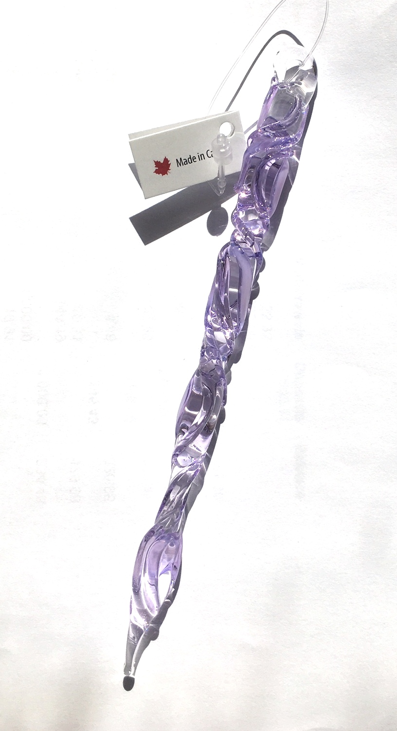 1 purple icicle